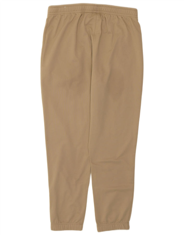 NIKE Mens Tracksuit Trousers Joggers Large Beige Polyester