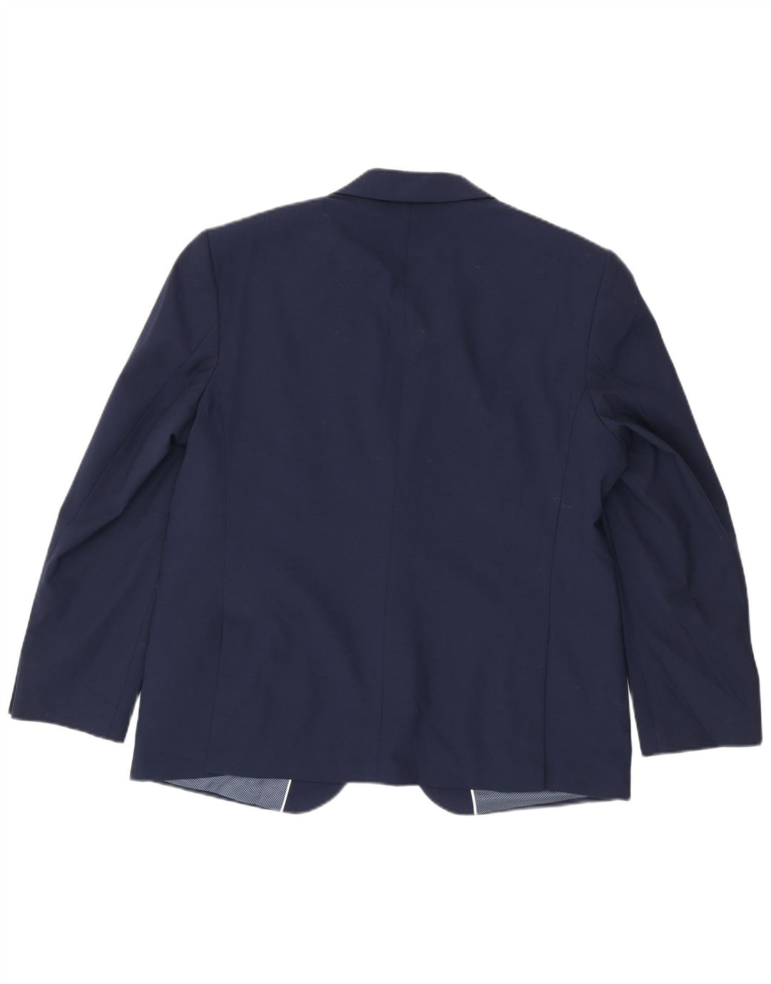 Giacca blazer a 2 bottoni Marks & Spencer da uomo UK 44 2XL Lana blu navy