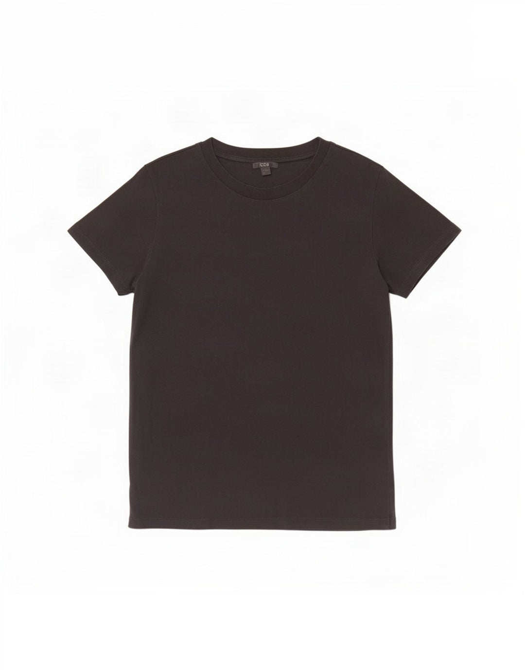 T-shirt da uomo Cos Top in cotone nero medio
