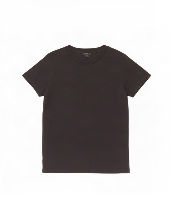 T-shirt da uomo Cos Top in cotone nero medio