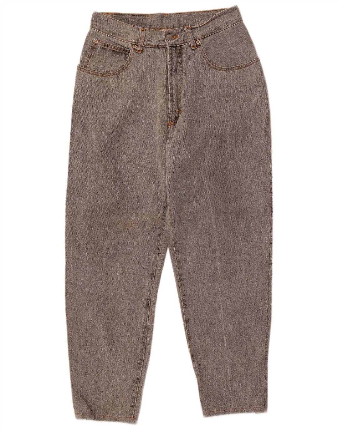 Jeans crop a vita alta da donna OFFSHORE W31 L26 cotone grigio