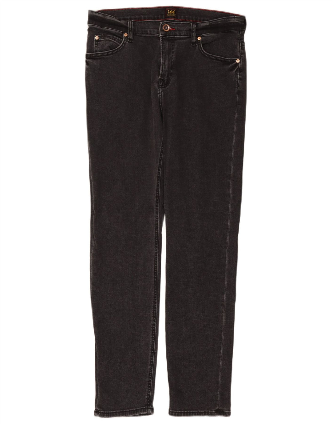 Jeans dritti da uomo LEE Rider W32 L32 in cotone grigio