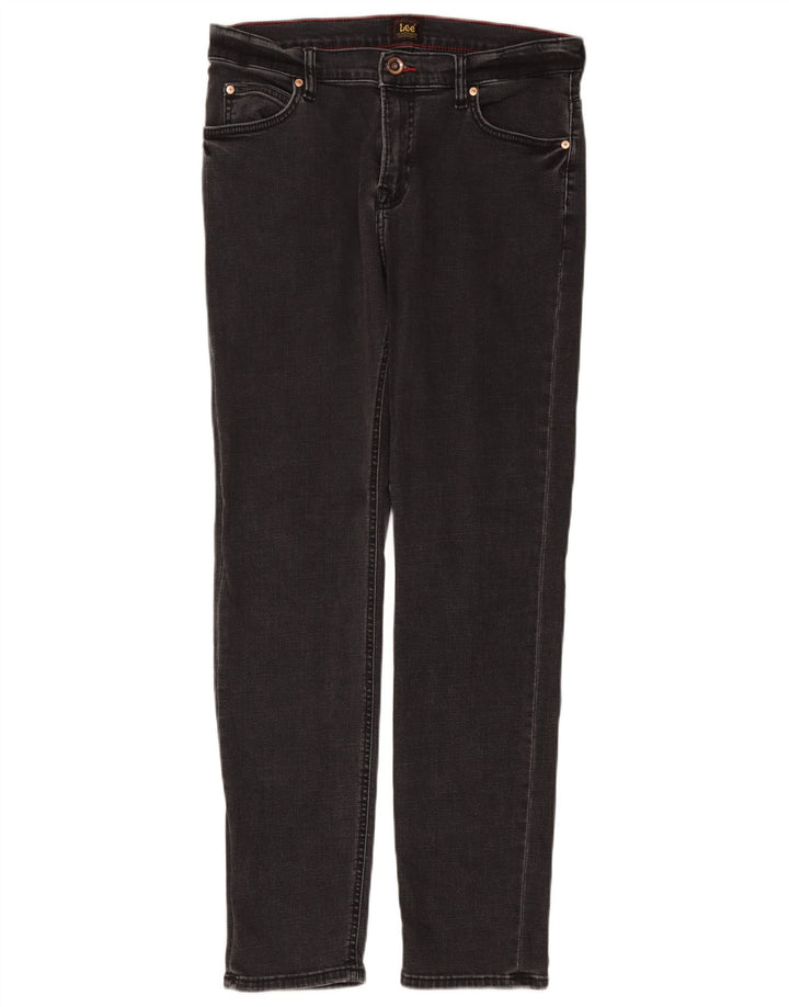 Jeans dritti da uomo LEE Rider W32 L32 in cotone grigio