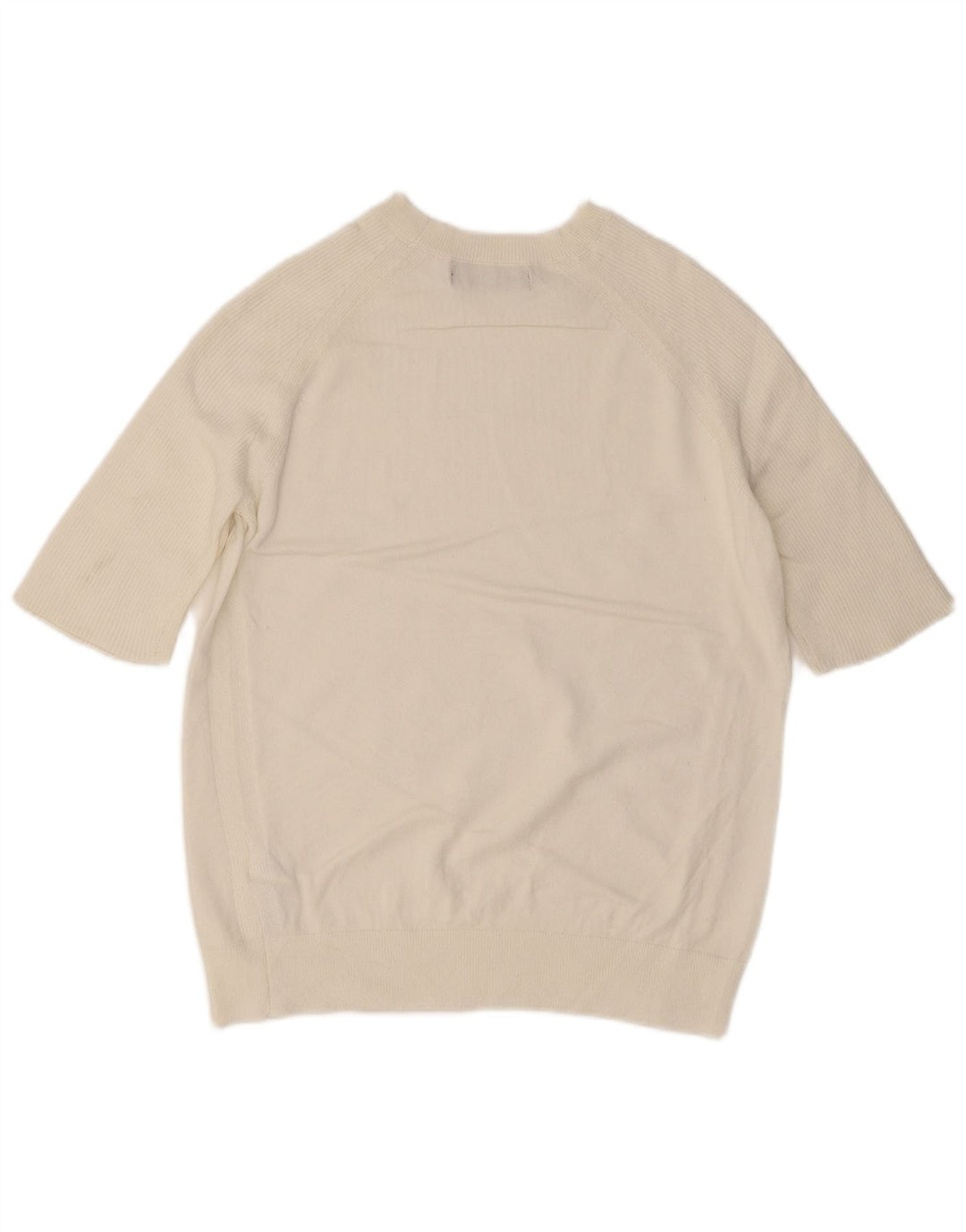 Maglione maglione con scollo a barca da donna Marks & Spencer UK 10 piccolo bianco