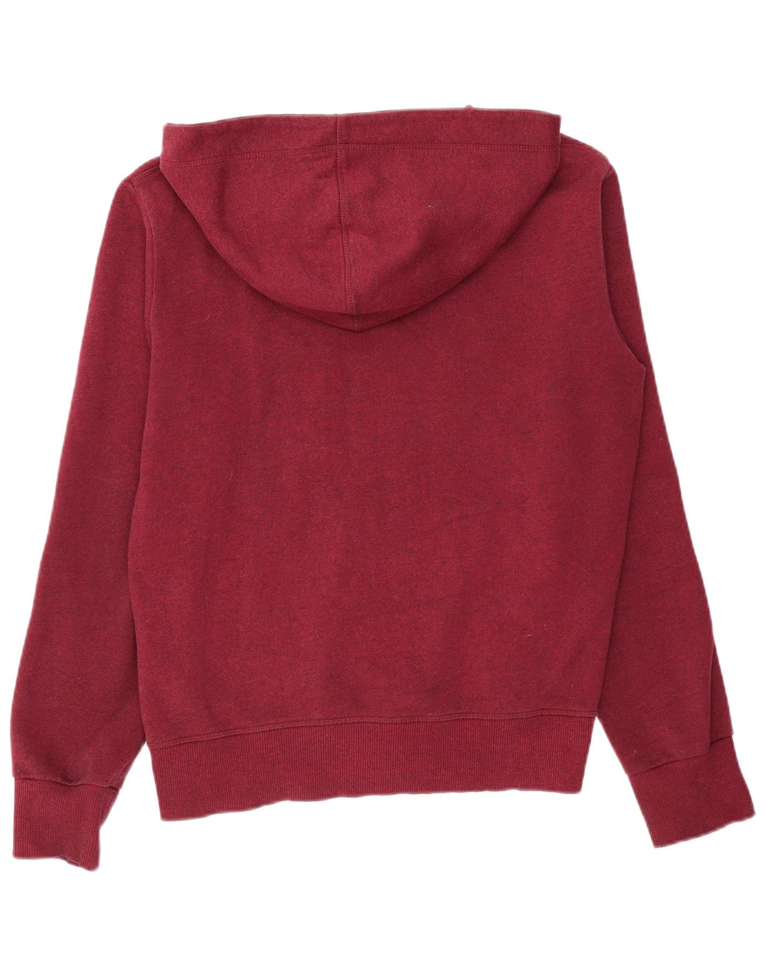 Maglione con cappuccio grafico da uomo SUPERDRY in cotone bordeaux medio
