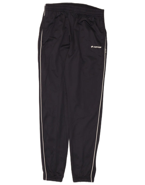 Pantaloni da tuta da uomo Lotto Joggers medio poliestere blu navy