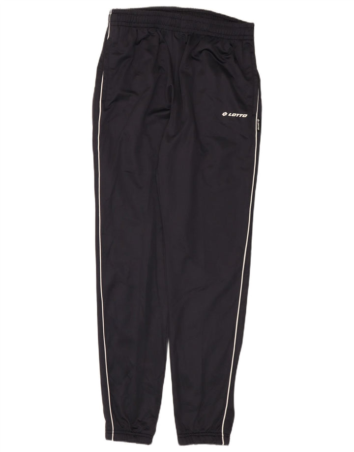 Pantaloni da tuta da uomo Lotto Joggers medio poliestere blu navy