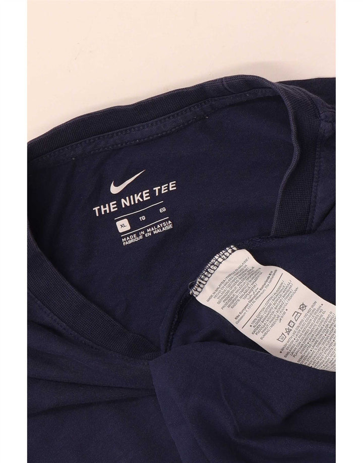 T-shirt da uomo Nike Top XL blu navy in cotone