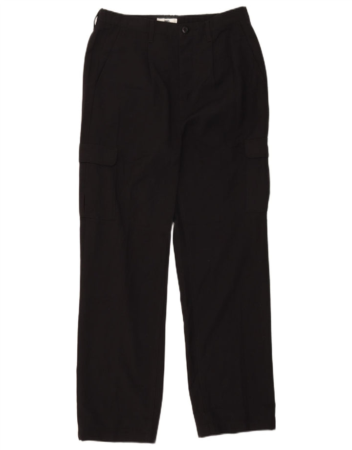 Pantaloni cargo dritti da uomo Vans Small W29 L28 poliestere nero