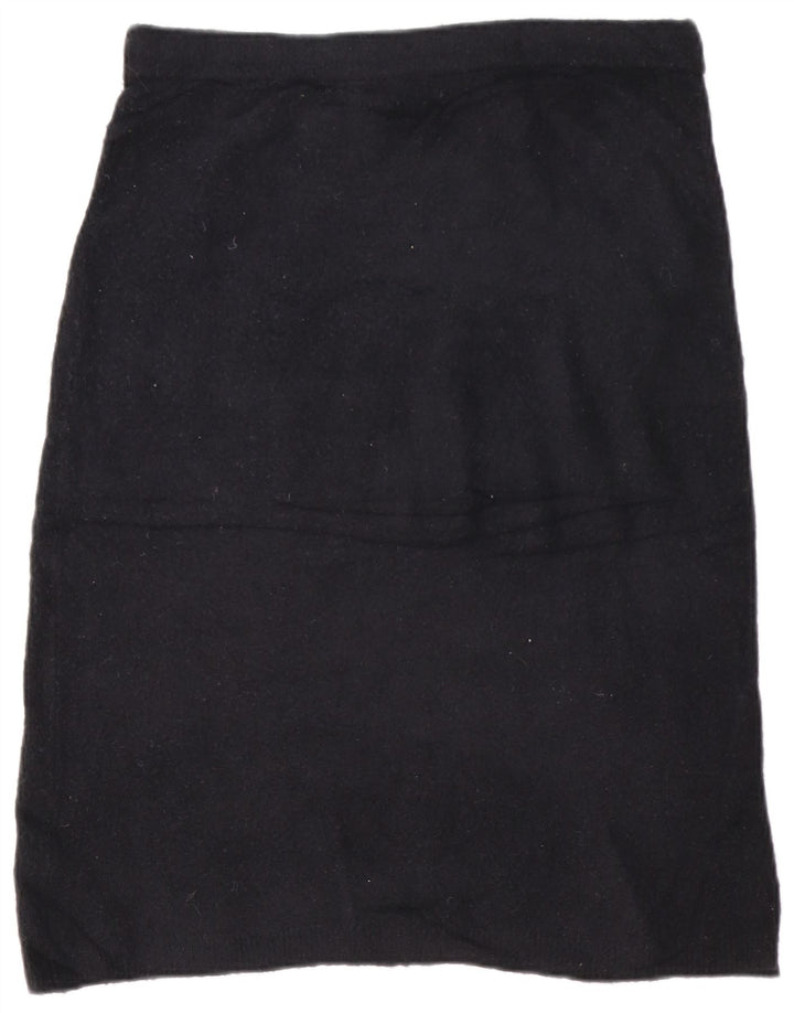 J. CREW Gonna a trapezio da donna grande W32 acrilico nero
