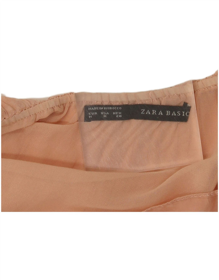 Top alla caviglia da donna Zara UK 12 rosa medio
