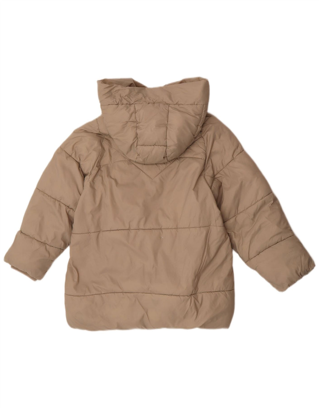 Giacca imbottita con cappuccio per ragazze Zara 11-12 anni in poliestere beige