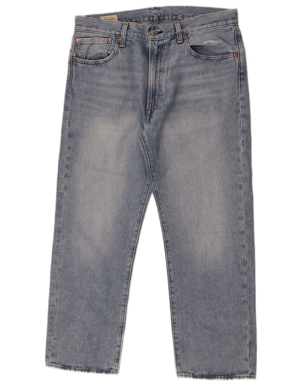 LEVI'S Jeans dritti da uomo 551 W33 L27 Cotone blu