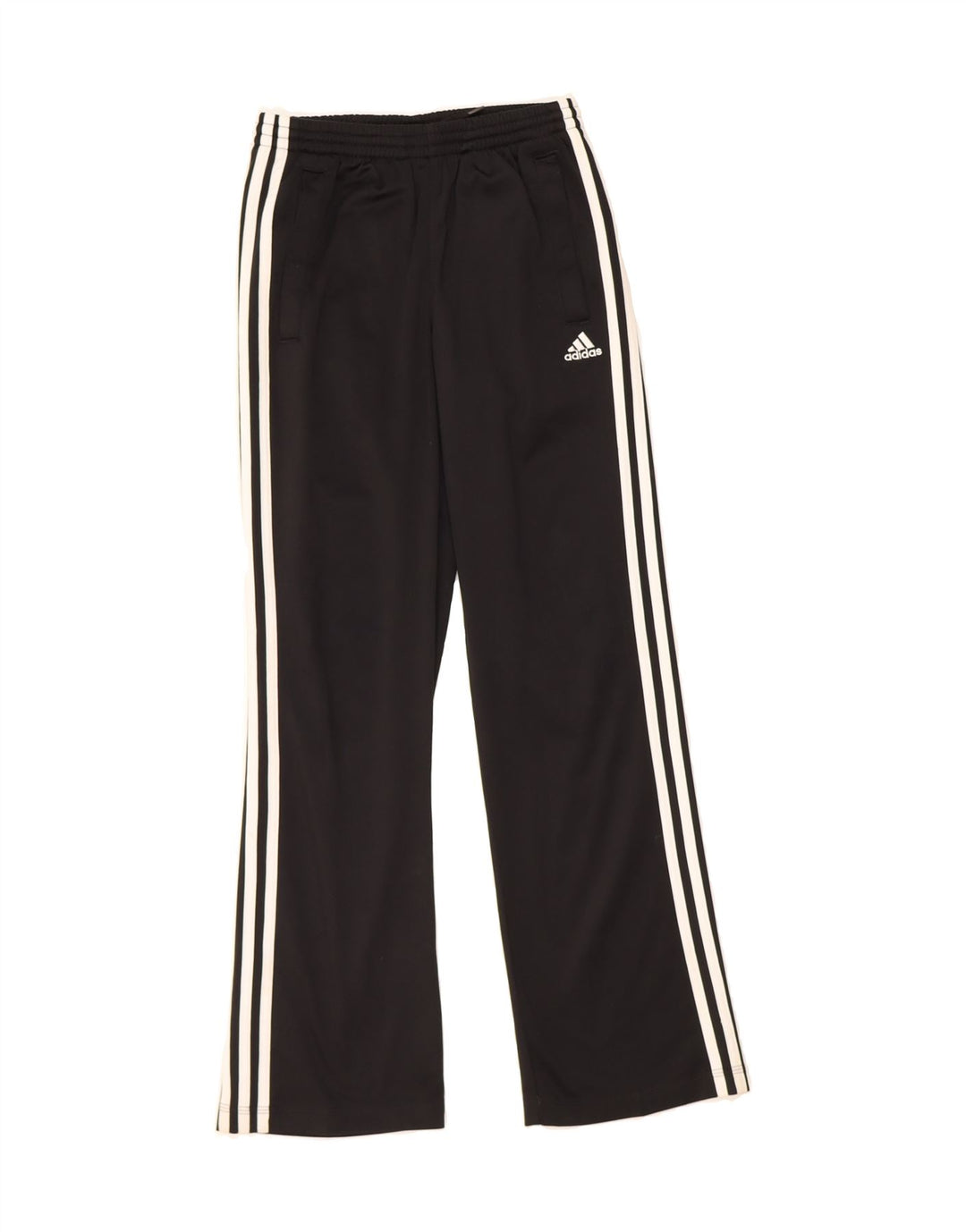 ADIDAS Girls Climalite Tracksuit Trousers 11-12 Years  Black Polyester Vintage Adidas and Second-Hand Adidas from Messina Hembry 