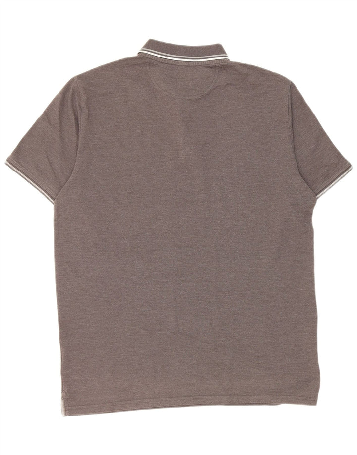 Polo da uomo Champion XL in cotone grigio