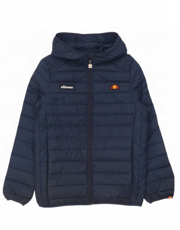 Giacca imbottita con cappuccio da uomo Ellesse UK 36 Small Poliestere blu navy