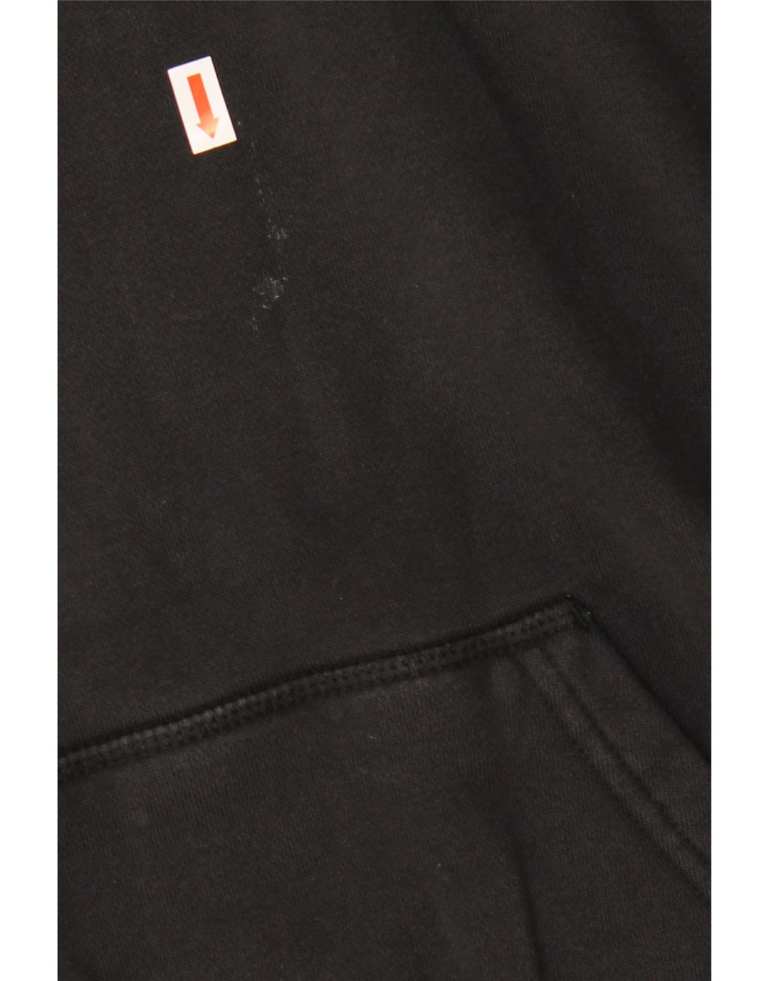 Maglione con cappuccio oversize grafico da donna ADIDAS UK 12 cotone nero medio