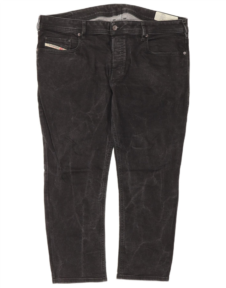 Jeans dritti da uomo DIESEL W38 L27 cotone nero