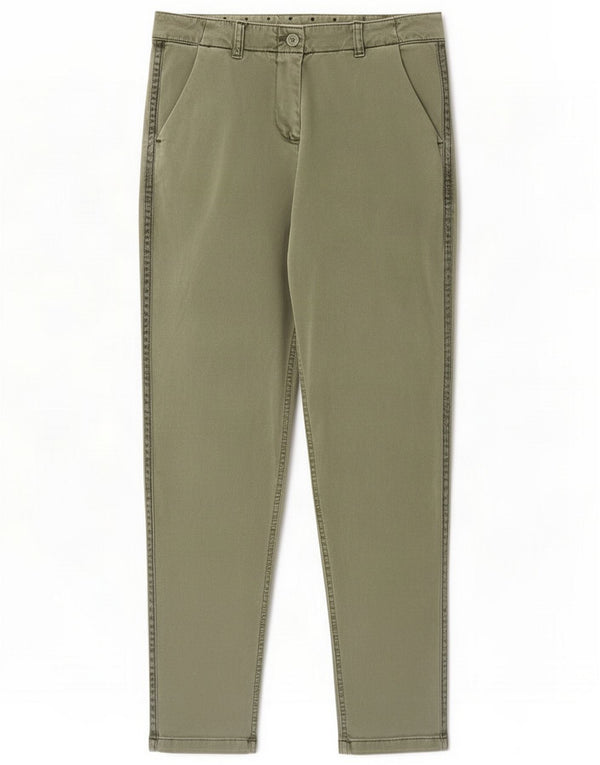 Pantaloni chino slim da donna White Stuff W28 L28 Verde