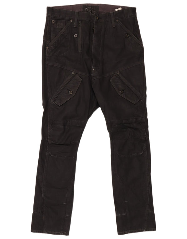 Pantaloni cargo slim da uomo G-Star W33 L32 cotone nero