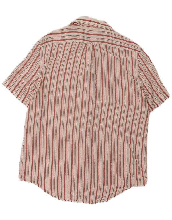 Camicia a maniche corte da uomo Cacharel a righe bianche grandi