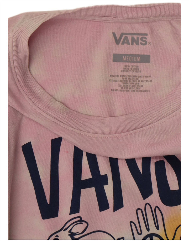 Vans Top grafico da donna a maniche lunghe UK 14 Tie Dye multicolore medio