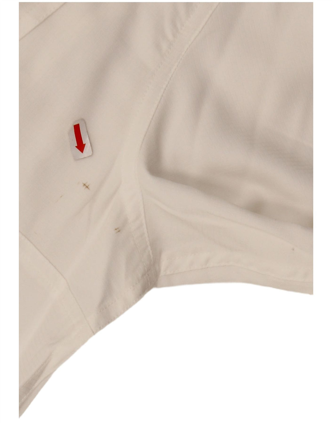 EDDIE BAUER Camicia a maniche corte da uomo XL Poliestere bianco