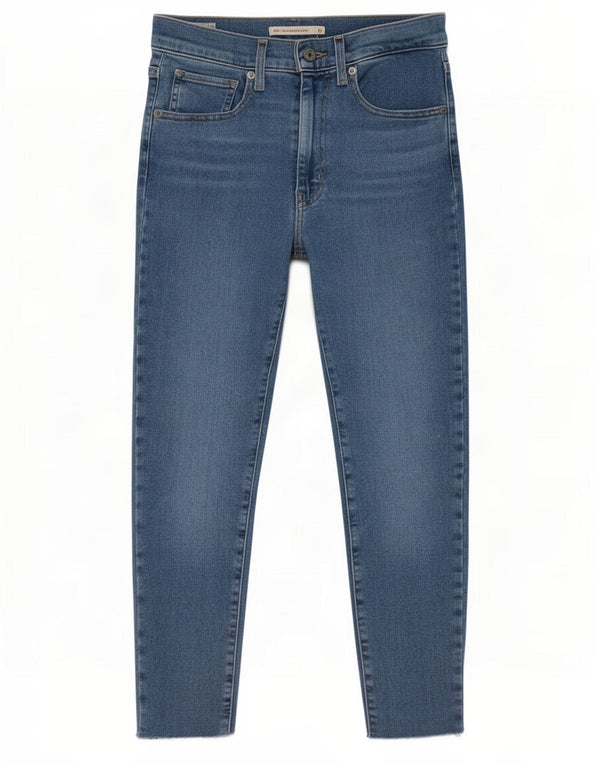 Jeans super skinny Levi's da donna Mile High Crop W27 L23 cotone blu