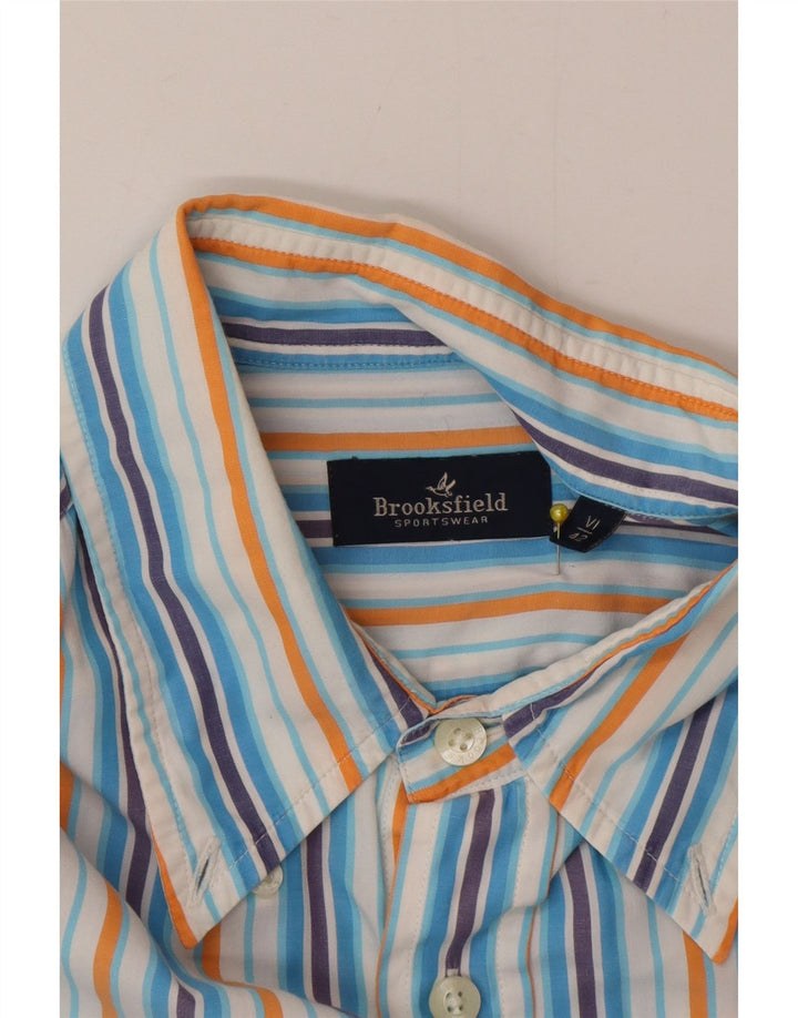Camicia da uomo BROOKSFIELD taglia 42 grande a righe blu