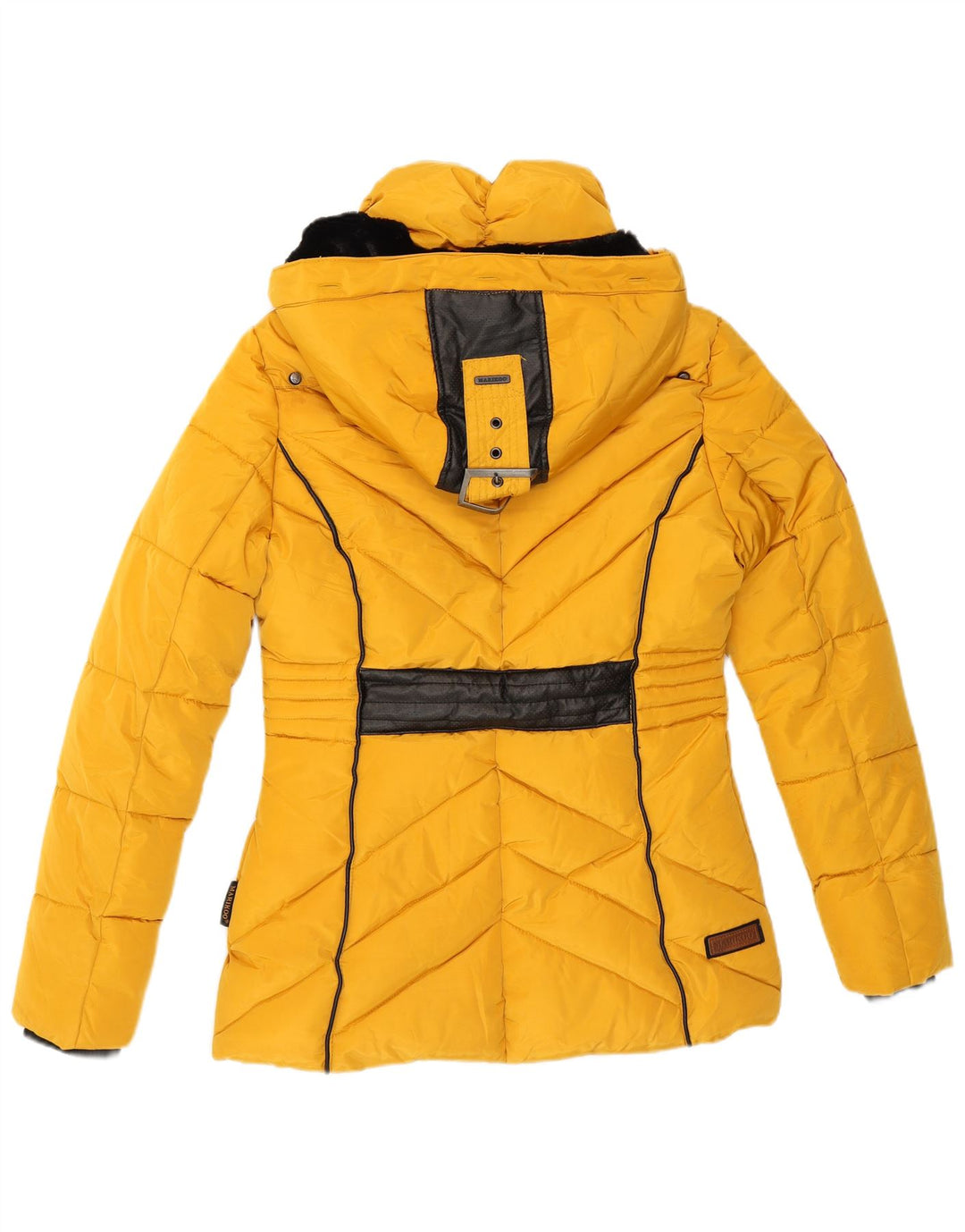 Giacca imbottita con cappuccio da donna Marikoo UK 6 XS poliestere giallo