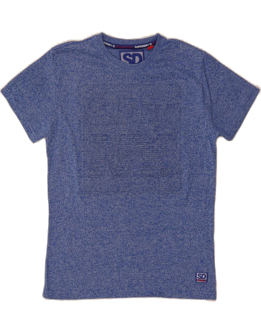 SUPERDRY Mens Graphic T-Shirt Top Medium Blue Cotton Vintage Superdry and Second-Hand Superdry from Messina Hembry 