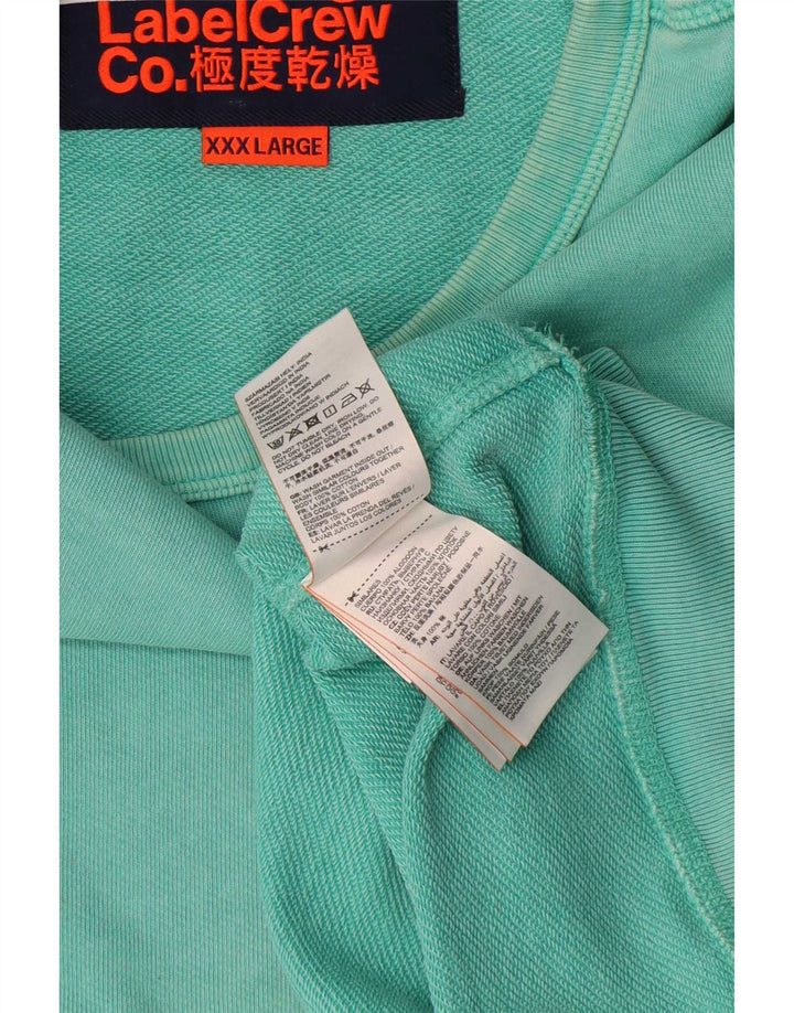 Felpa da uomo Superdry Jumper 3XL cotone verde