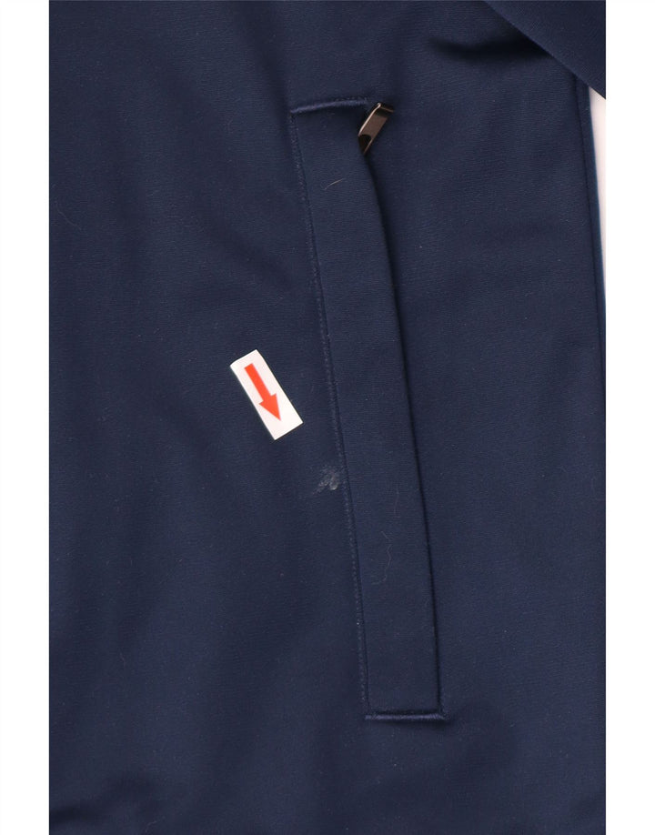 Giacca da ginnastica da uomo Adidas XL in poliestere blu navy