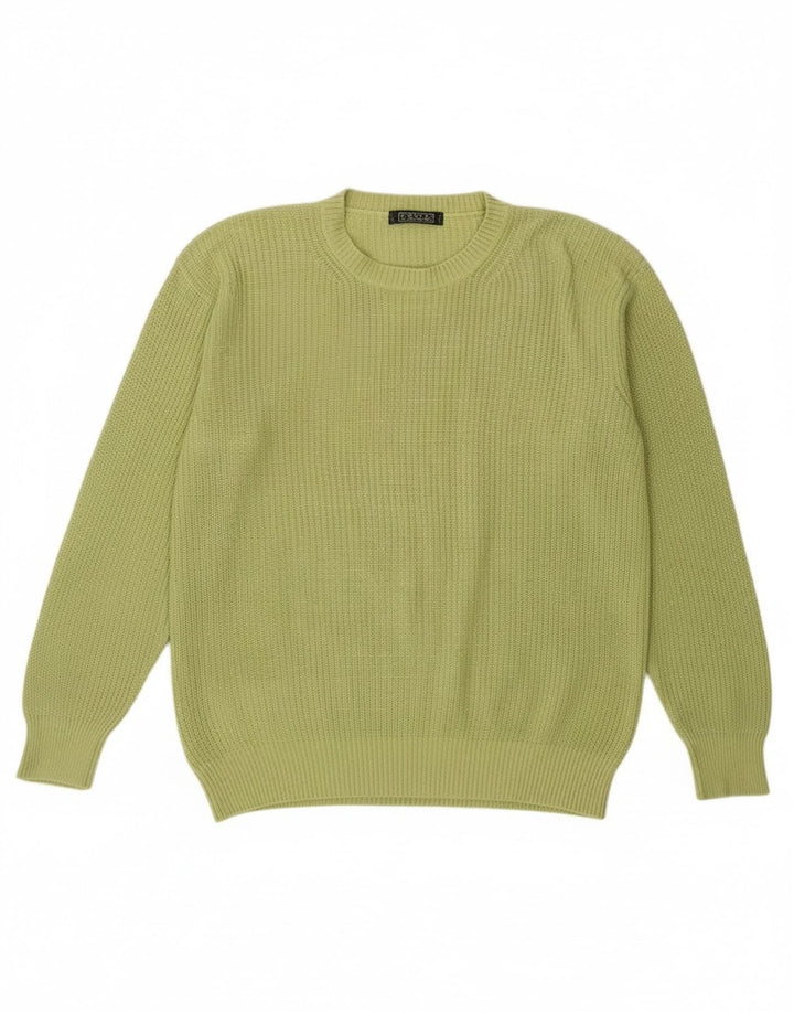 Maglione Maglione Girocollo Uomo Andrea Fenzi Verde Medio