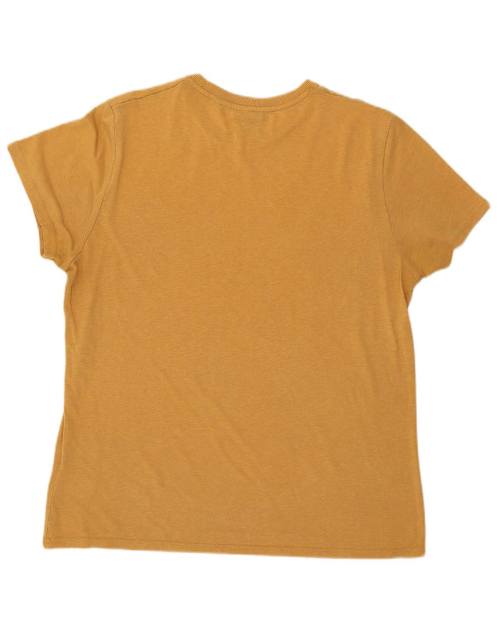 T-shirt grafica da uomo SUPERDRY Top 2XL cotone giallo