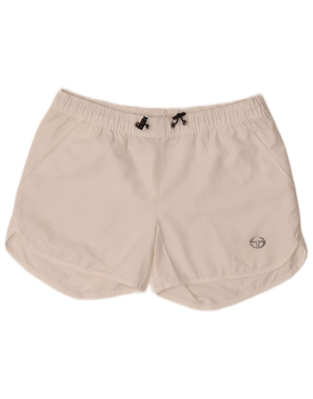 Pantaloncini sportivi da donna Sergio Tacchini IT 44 Medium White Poliestere
