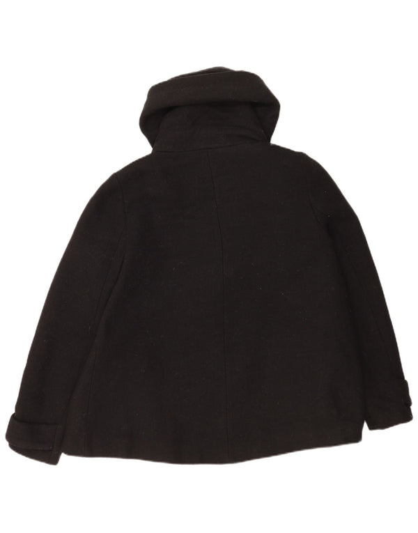 Giubbotto bomber con cappuccio da donna Zara UK 14 poliestere nero medio