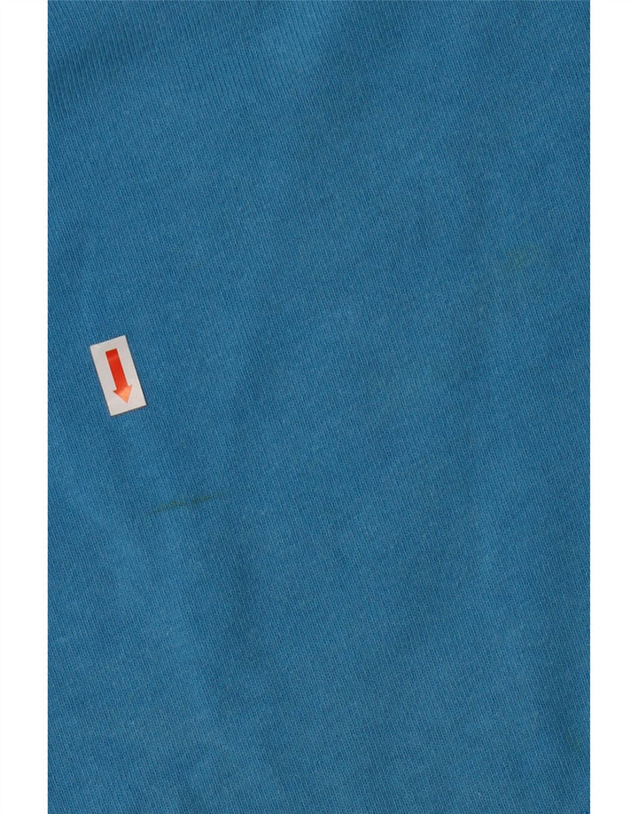 Murphy & Nye Felpa grafica da uomo Maglione grande cotone blu