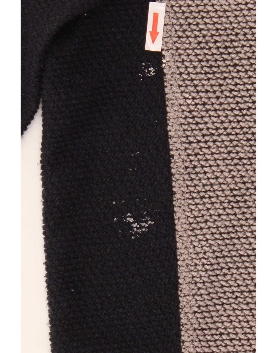 Felpa con collo con zip grafica da uomo Weird Fish, maglione color grigio medio