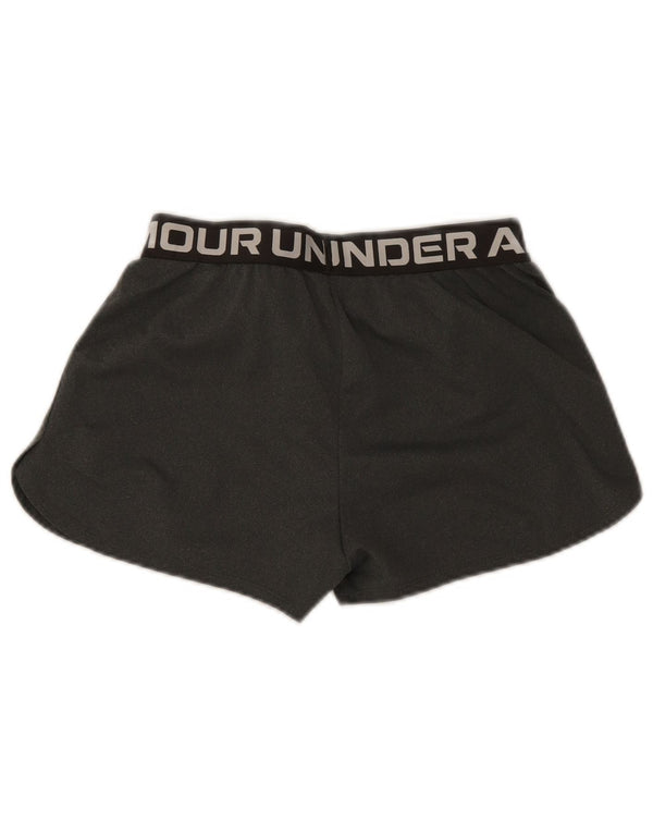 Pantaloncini sportivi Under Armour da ragazzo Heat Gear Graphic 11-12 anni Large Grigi