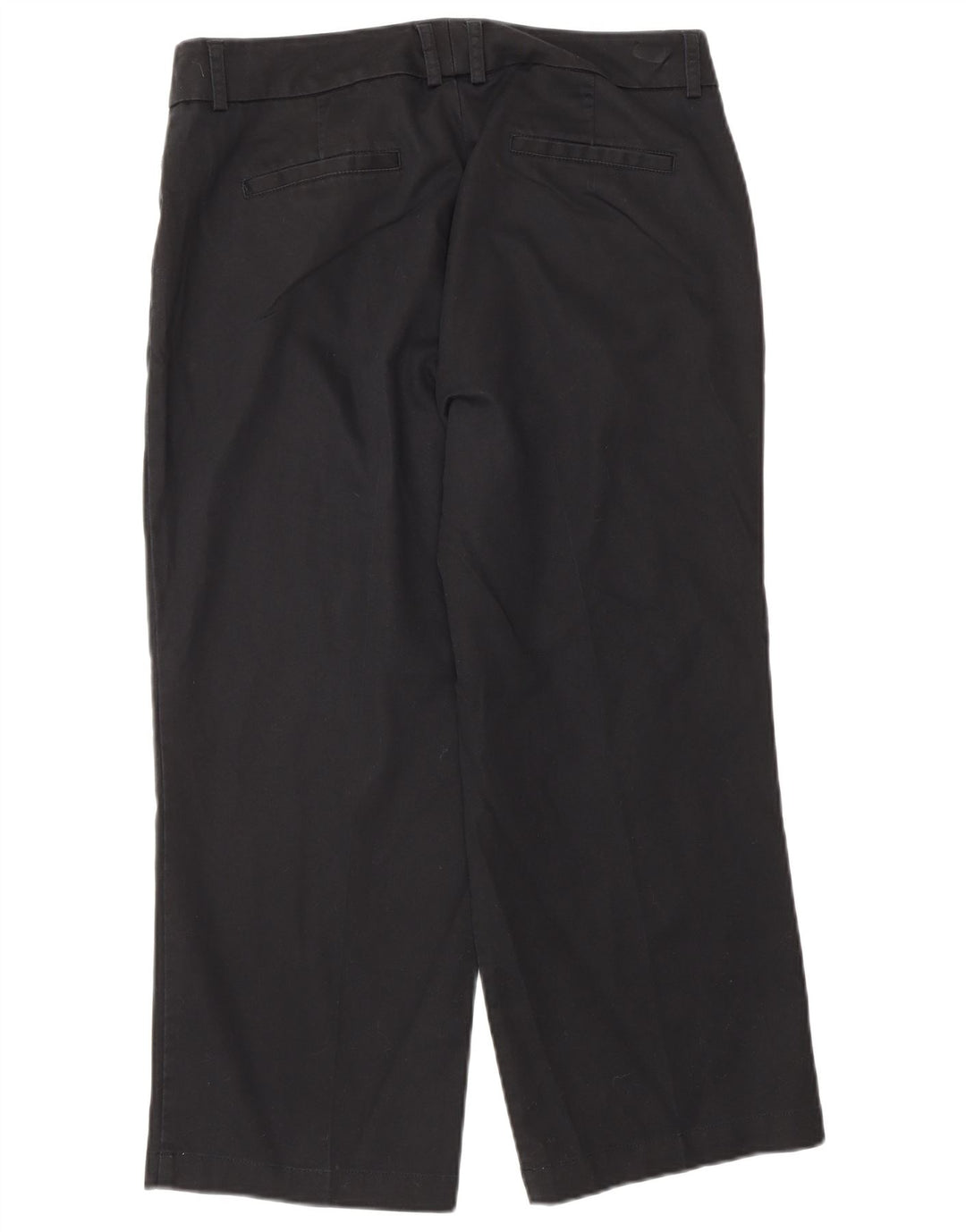DOCKERS Pantaloni Capri Ideal Fit da donna US 8 Medium W30 L22 Neri