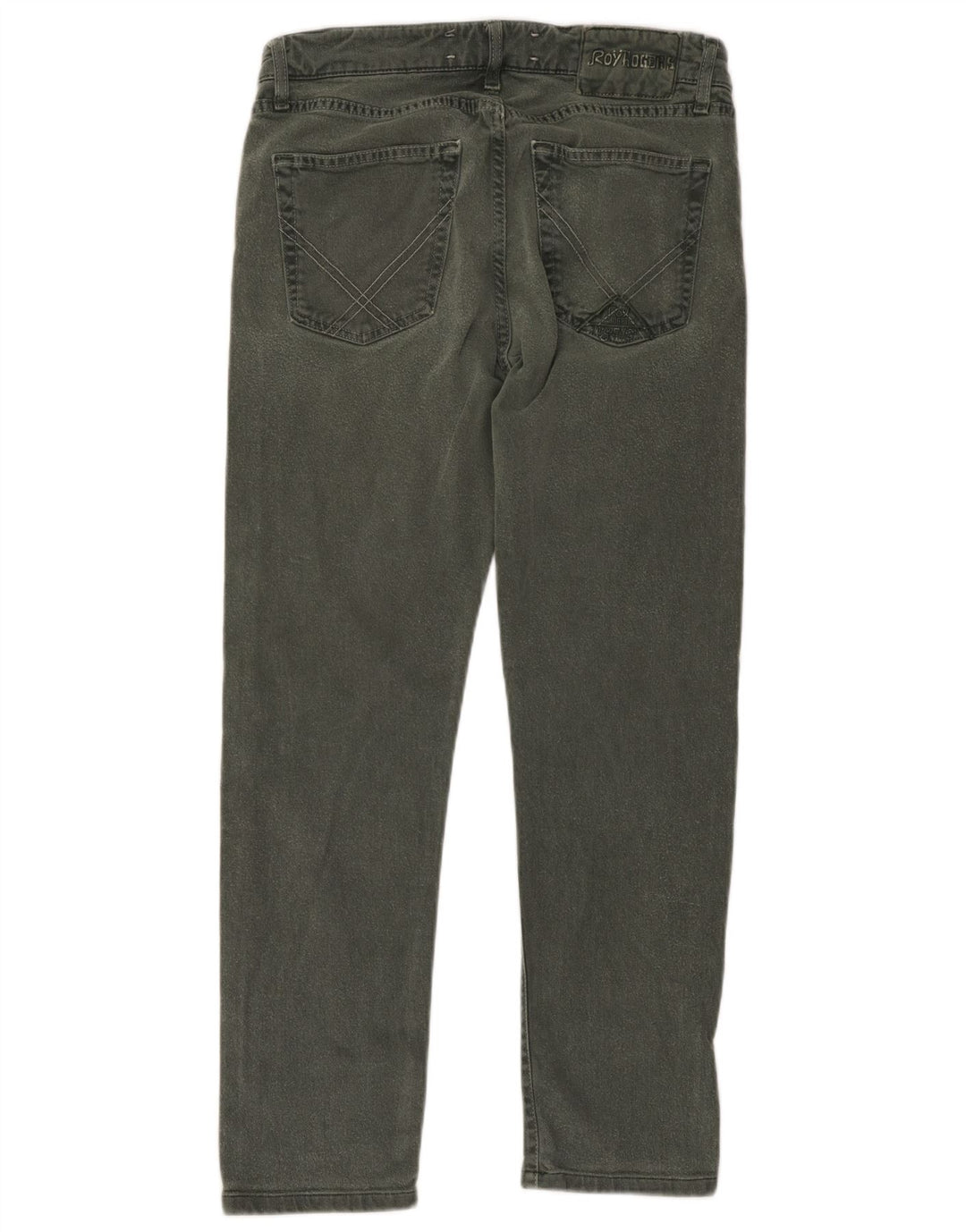 Jeans dritti da uomo Roy Rogers W34 L28 Lyocell verde