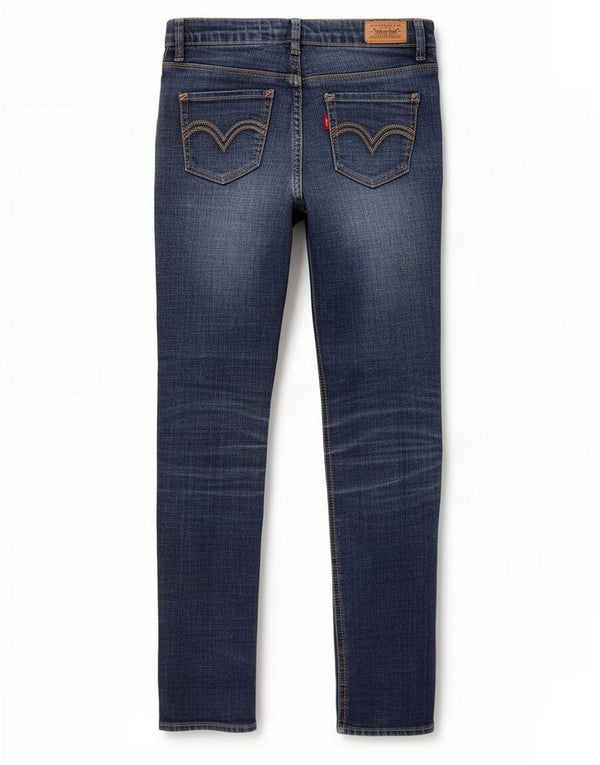 Jeans skinny Levi's per ragazze 9-10 anni W26 L26 Ramie blu