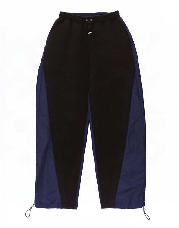 Pantaloni da tuta da donna Zara UK 12 Cotone color block medio nero