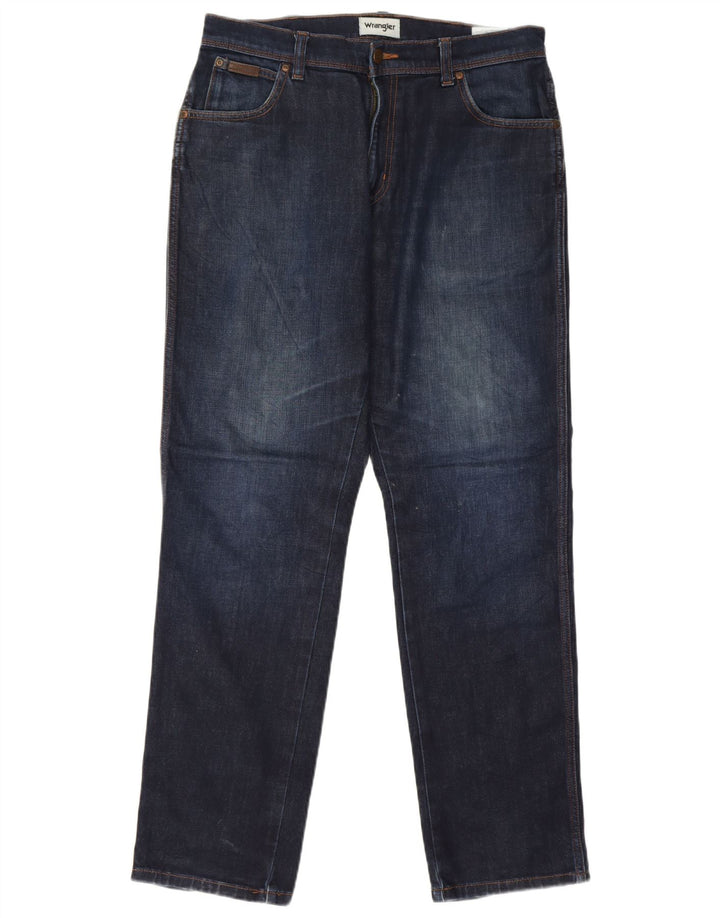 Jeans Wrangler Texas Slim da uomo W32 L32 in cotone blu