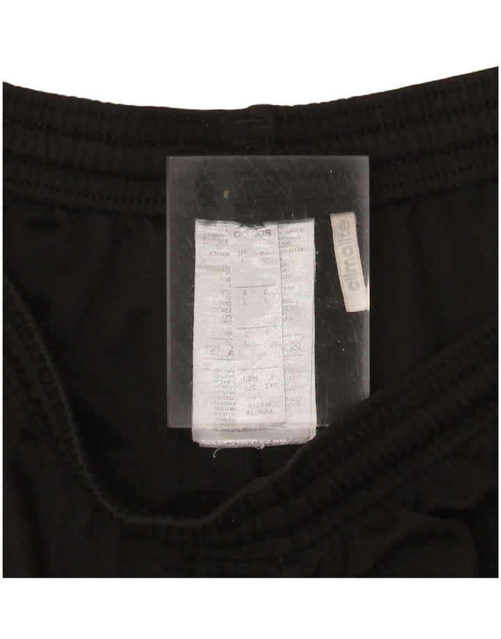 Pantaloncini sportivi Adidas Climalite da uomo grandi in poliestere nero