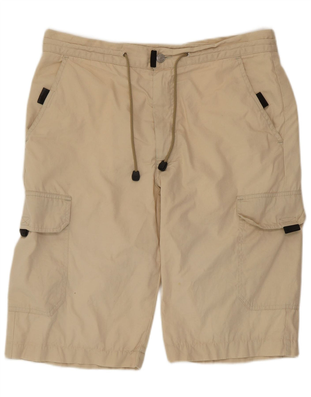 Pantaloncini cargo da uomo VINTAGE IT 50 Large W34 Cotone Beige