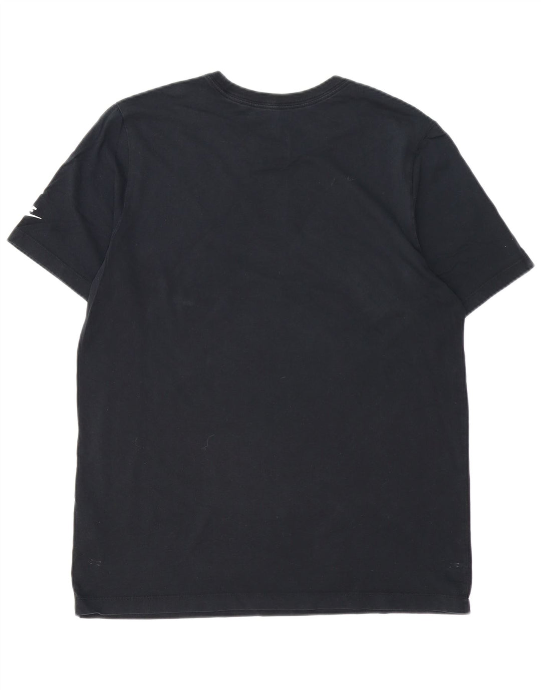 T-shirt grafica da uomo NIKE Top grande in cotone nero