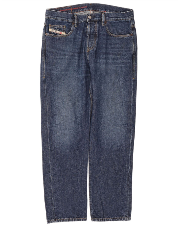 Jeans dritti da uomo Diesel W32 L30 Blu