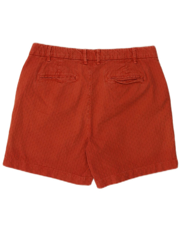Pantaloncini chino da donna Fat Face UK 12 medi W32 cotone rosso